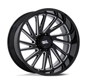 Moto Metal MO811 Combat Gloss Black Milled