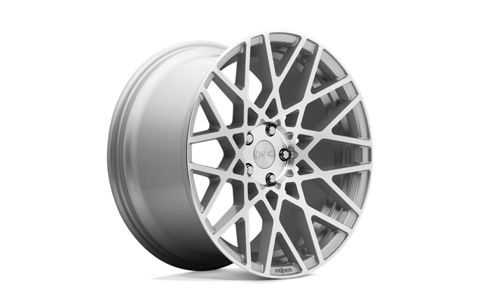 Rotiform R109 BLQ Gloss Silver Machined