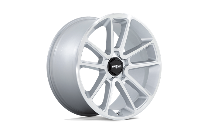 Rotiform R192 BTL Gloss Silver With Machined Face