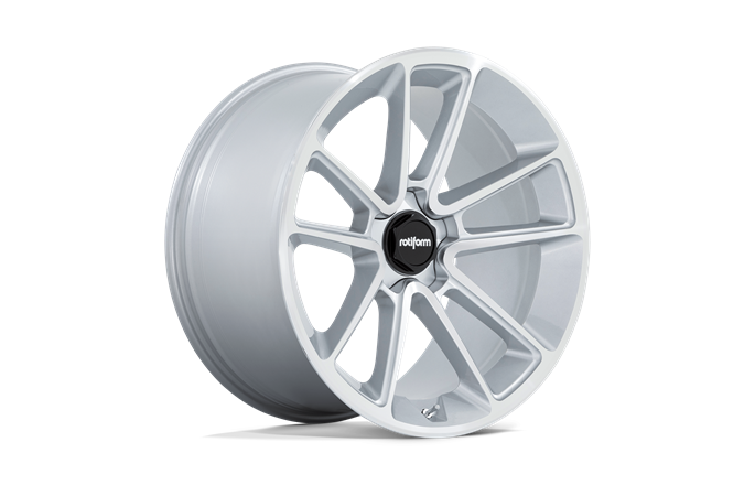 Rotiform R192 BTL Gloss Silver With Machined Face
