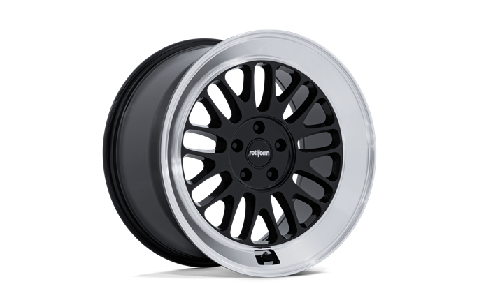 Rotiform RC214 Scp Gloss Black W/ Diamond Cut Lip
