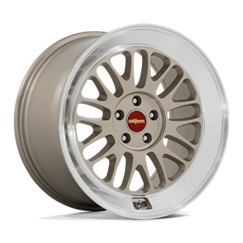 Rotiform RC214 Scp Matte Gold W/ Diamond Cut Lip
