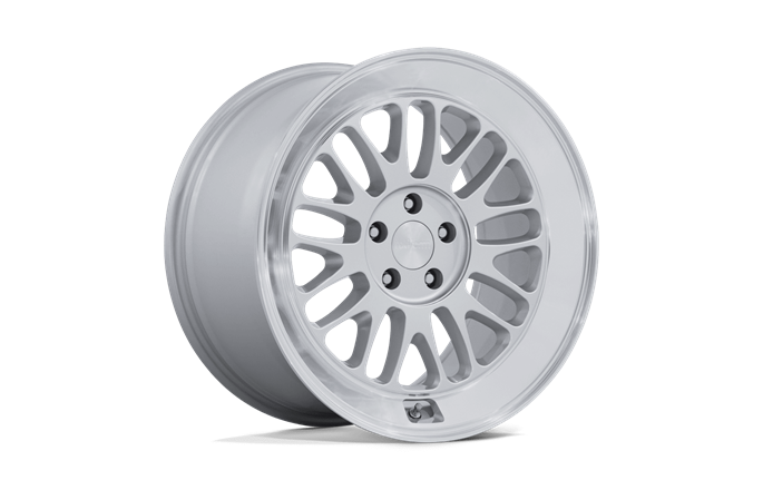 Rotiform RC214 Scp Gloss Silver W Diamond Cut Lip