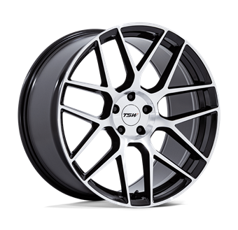 TSW TW002 Lasarthe Gloss Black Machined