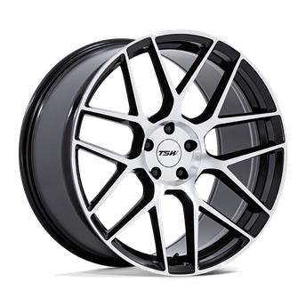 TSW TW002 Lasarthe Gloss Black Machined