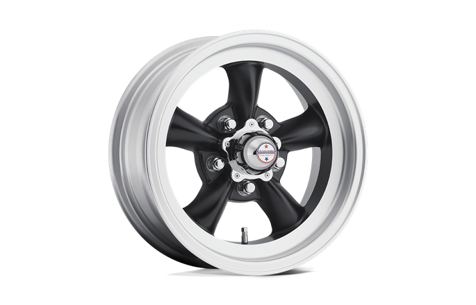 American Racing VN105 Torq Thrust D Satin Black Machined Lip