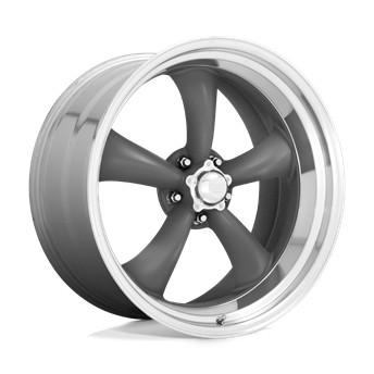 American Racing VN215 Classic Torq Thrust Ii Mag Gray Machined Lip