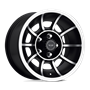 American Racing VN47 Vector Satin Black Machined