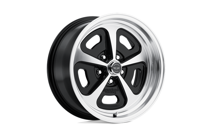 American Racing VN501 500 Mono Cast Gloss Black Machined
