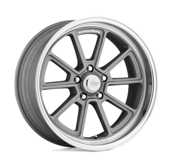American Racing VN510 Draft Vintage Silver Diamond Cut Lip