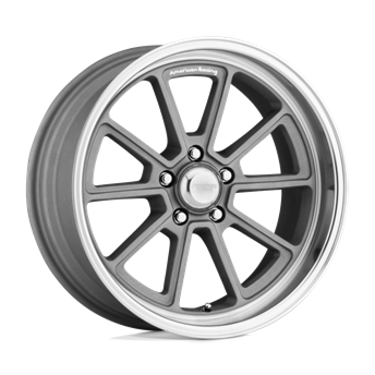 American Racing VN510 Draft Vintage Silver Diamond Cut Lip