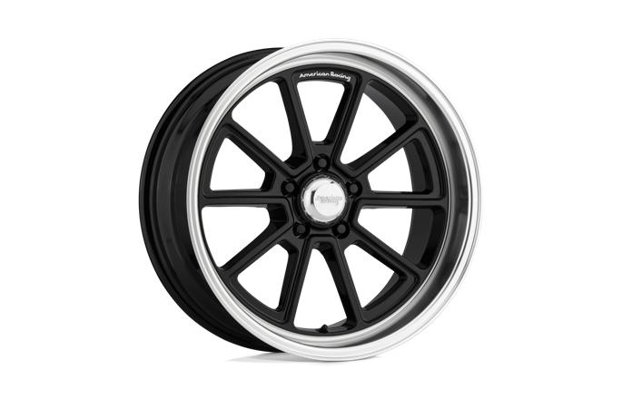 American Racing VN510 Draft Gloss Black Diamond Cut Lip
