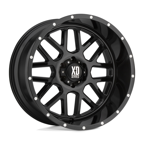 XD Wheels XD820 Grenade Gloss Black 10X20 5/127 ET-24 CB78,1