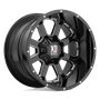 XD Wheels XD825 Buck 25 Gloss Black Milled