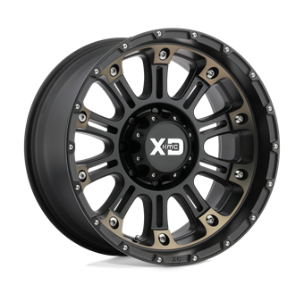 XD Wheels XD829 Hoss Ii Satin Black Machined Dark Tint