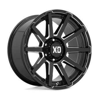 XD Wheels XD847 Outbreak Gloss Black Milled