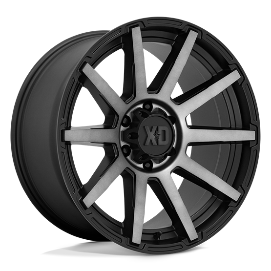 XD Wheels XD847 Outbreak Satin Black With Gray Tint 9X20 5/127 ET0 CB71,5
