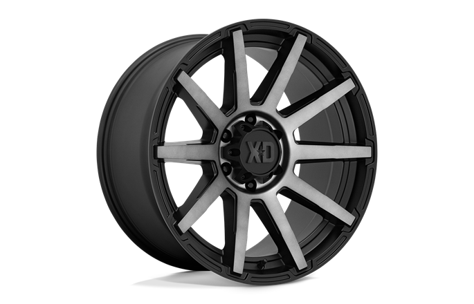 XD Wheels XD847 Outbreak Satin Black With Gray Tint