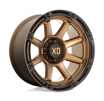 XD Wheels XD863 Matte Bronze With Black Lip