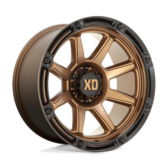 XD Wheels XD863 Matte Bronze With Black Lip 9X20 5/127 ET0 CB71,5