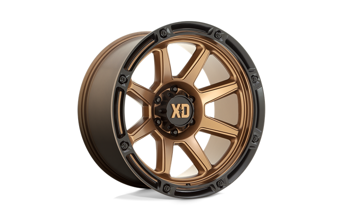 XD Wheels XD863 Matte Bronze With Black Lip