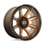 XD Wheels XD863 Matte Bronze With Black Lip